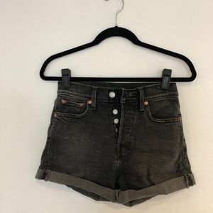 Levi's // High Rise Jean Shorts